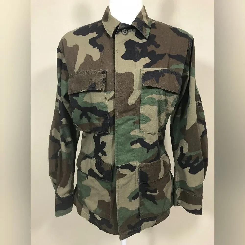 Vintage Army Style Military Jacket Superior Quality - Picture 1 of 14
